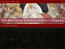 Tablet Screenshot of orthodoxchurch.sg